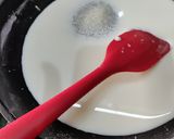 A picture of step 2 of Rice Flour Burfi.