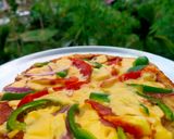 A picture of step 4 of Vegetables Pizza.