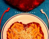 A picture of step 2 of Valentine's Day special Red Sauce Penne Pasta.