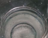 A picture of step 1 of Mango Tango drink.