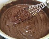 Foto langkah ke 4 dari resep Brownies Fudgy Chewy - no mixer🍫🍰😘.