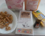 Foto del paso 1 de la receta: Mini brownies de chocolate blanco con nueces