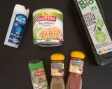 Une image de l'étape 1 de Houmous express (sans tahin).