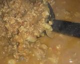 A picture of step 4 of Shimla Mirch Beef Keema.