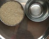 A picture of step 8 of Urad kadhi with rice.
