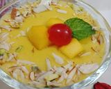 A picture of step 2 of Mango Kheer.