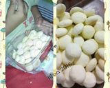 Foto langkah ke 5 dari resep Tamago Boro/Egg Biscuits Batita suka.