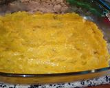 Foto del paso 2 de la receta: Pastel de plátanos (machos) relleno de quesos y jamón