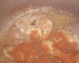 A picture of step 6 of Aloo chicken.
