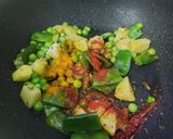 A picture of step 2 of Bathua Saag er Ghonto (Bathua Sabzi).