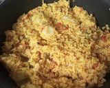 A picture of step 4 of Mumbai's tawa pulav.
