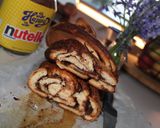 Une image de l'étape 5 de Brioche tressée au Nutella.