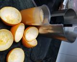 Foto del paso 1 de la receta: Naranjas rellenas con dulce de melocotón