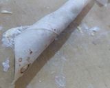 A picture of step 5 of Chicken vegetable Roll.