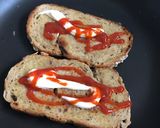 Foto langkah ke 4 dari resep Sandwich telur (Egg sandwich with Brown Bread).