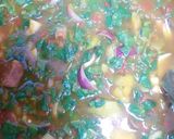 A picture of step 5 of Spinach soup with pumpkin.