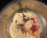 A picture of step 1 of Besan chilla.