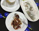 Foto langkah ke 4 dari resep Kue Lopis Bunga Telang.