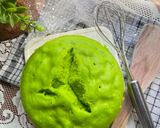 Foto langkah ke 8 dari resep Bolu Pandan Keju Kukus.