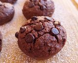 A picture of step 9 of Almond and Chocolate Chip Brownie Cookies (Gluten-Free).