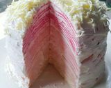 Foto langkah ke 5 dari resep Milecrepes Ombre Cream Cheese.