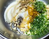 A picture of step 1 of ડપકા કઢી.(Dapka Kadhi Recipe in Gujarati).