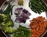 A picture of step 2 of Winter Vegetable Macaroni.