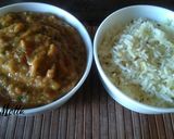 A picture of step 7 of Dhanshak (veg).