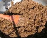 A picture of step 5 of Alsi (Flax seed) ki pinni.