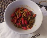 Foto langkah ke 6 dari resep Oseng Kerang dan Kulit Melinjo.