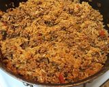 A picture of step 2 of Homemade Hamburger Helper - Crunchy Taco Style.
