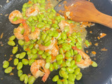 蒜香毛豆炒蝦仁