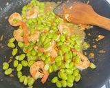 蒜香毛豆炒蝦仁的食譜步驟5照片