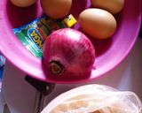 A picture of step 2 of Fried yam and egg.