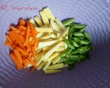Foto langkah ke 1 dari resep Tumis Jagung muda, wortel & buncis.