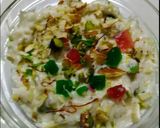 A picture of step 3 of Tutti frutti dry fruits shreekhand.
