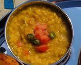 A picture of step 7 of Dhal.