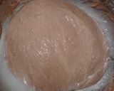 Foto langkah ke 5 dari resep Orange Peel Double Chocolate Sourdough Bread.