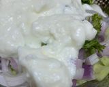 A picture of step 2 of Cucumber onion raita.