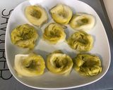 Une image de l'étape 12 de Nids de jeunes poireaux sauce cornichons oignons.