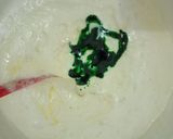 Foto langkah ke 3 dari resep Bolu tape pandan putih telur enak.