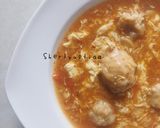 Foto langkah ke 1 dari resep Sup Telur Asam Pedas (Makanan Rumahan).