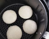 Gambar langkah 4 resipi Roti poket kacang air fryer.