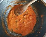 A picture of step 3 of Penne with Tomatoes and Feta.
