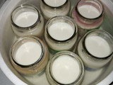 Yogurt casero con azúcar