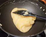 A picture of step 4 of Tricolour burfi.
