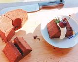 รูปขั้นตอนการทำที่ 11 ของ Chocolate chiffon cake ฉบับเกาหลี วัตถุดิบน้อย ทำง่าย ไม่ใส่สาร