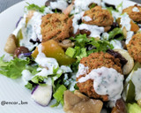 Foto del paso 6 de la receta: Ensalada templada con setas y falafel