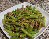 Foto del paso 5 de la receta: Judías con cebolla y tiras de jamón