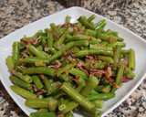 Foto del paso 5 de la receta: Judías con cebolla y tiras de jamón